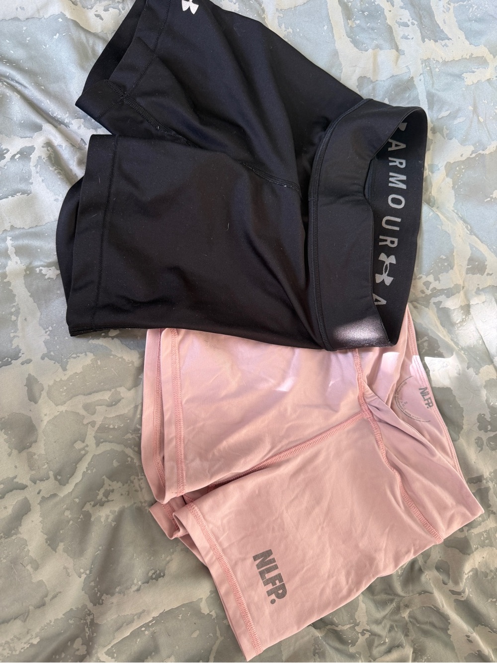 Under Armour + NLFP Gym Shorts Bundle Black & Pink Size Small